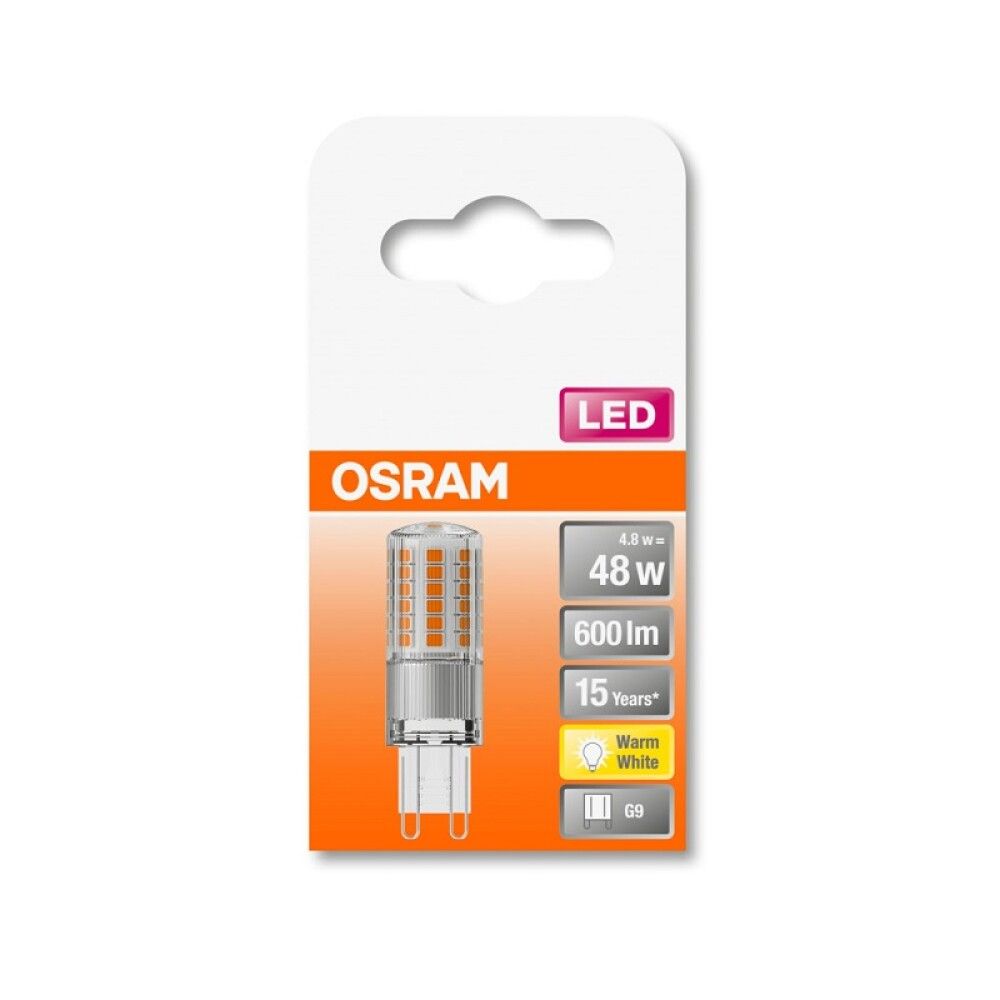 Ljósapera LED  2700K Osram 4,8W Ø1,8mm