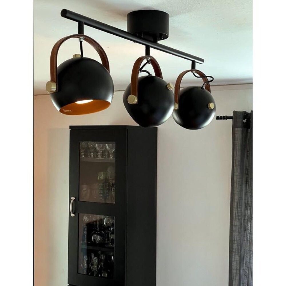 Kastari 3xGU10 Bow svartir