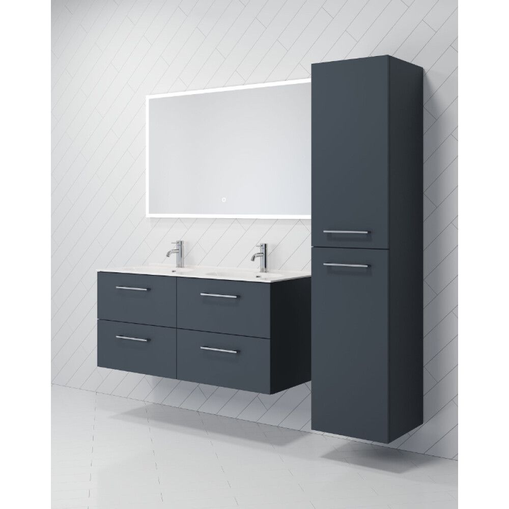 Háskápur 40x175x40 cm Svanholm dökkgrá