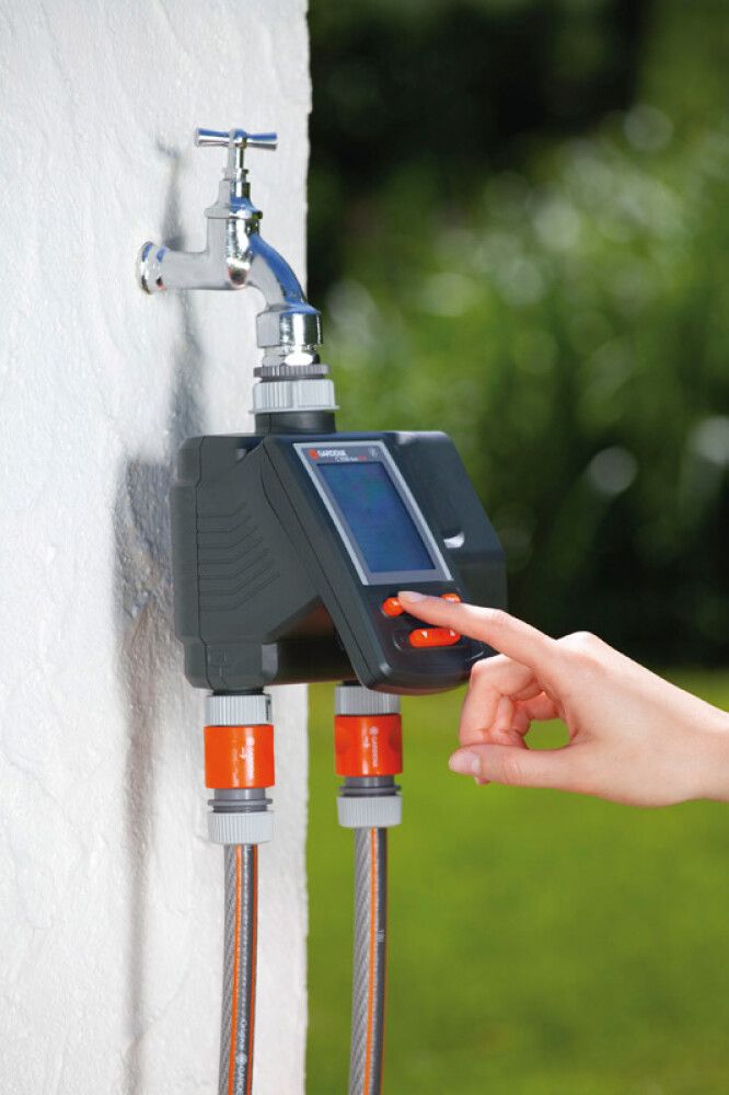 Vökvunarklukka Duo 1sec-4klst Duo Gardena