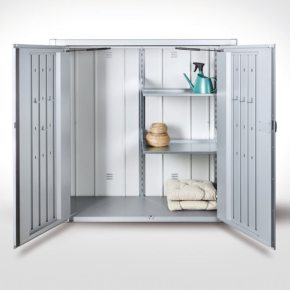 Áhaldaskápur Romeo L Silfur