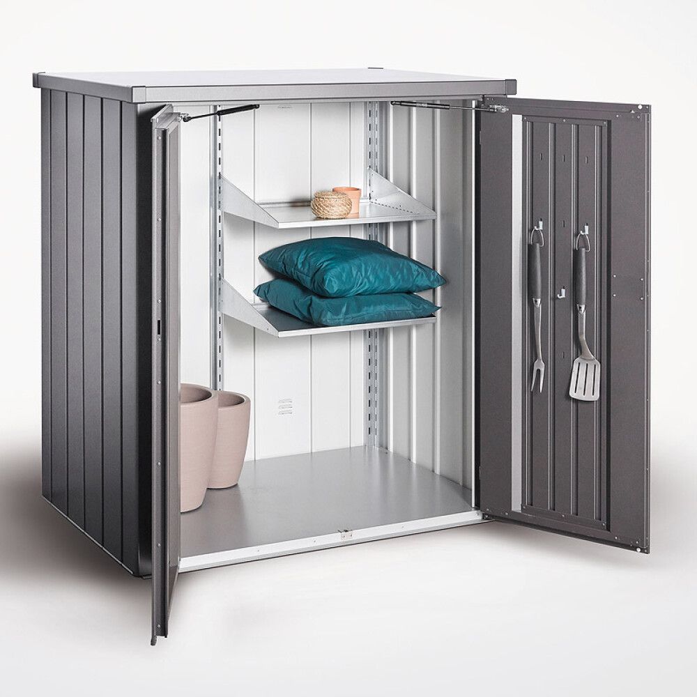 Áhaldaskápur Romeo L dökkgrár