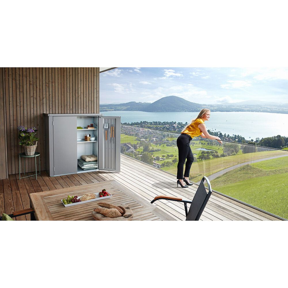 Áhaldaskápur Romeo M kvartsgrár