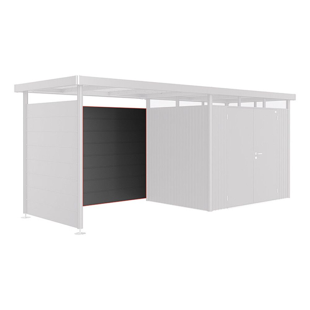 Bakveggur Biohort L Highline 2+3+4+5 dökkgrár