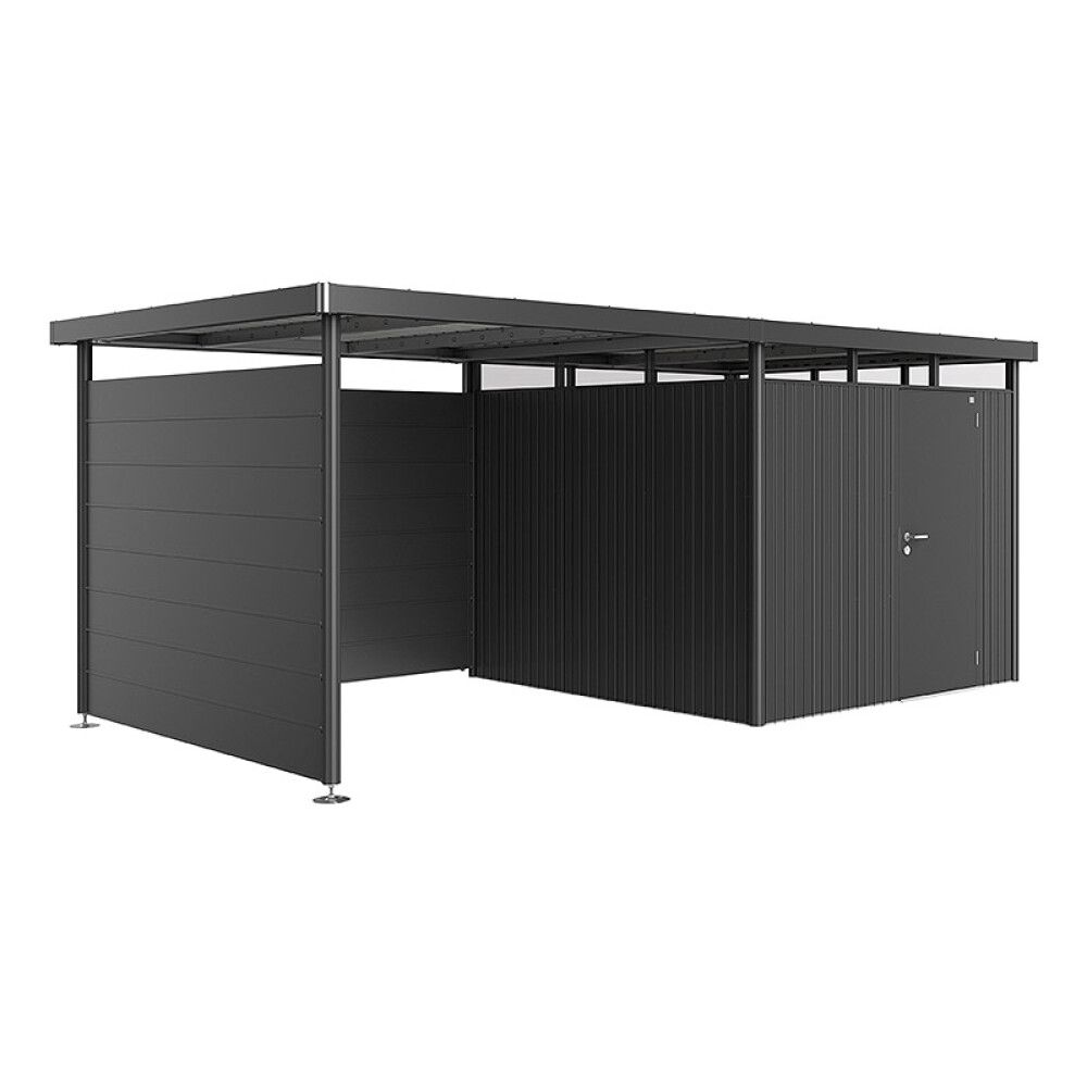 Bakveggur Biohort L Highline 2+3+4+5 dökkgrár