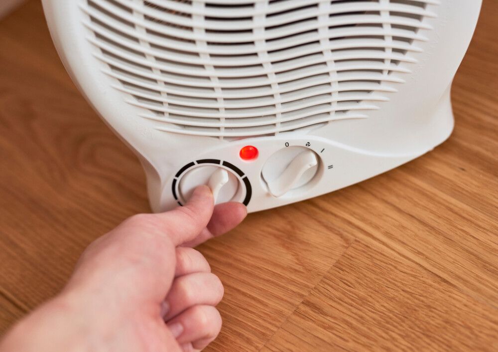 Hitablásari stillanlegur 2000W Schou