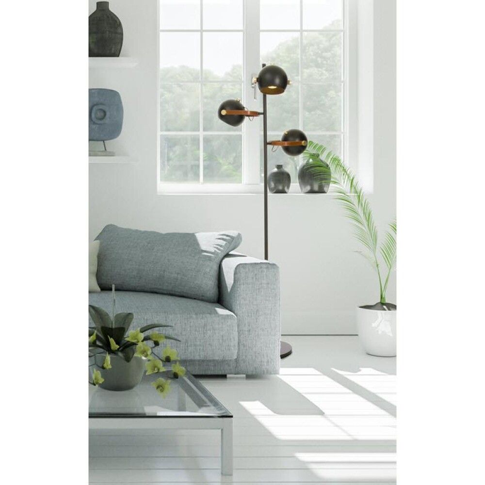 Gólflampi 3xGU10 Bow Scan Lamps 190cm