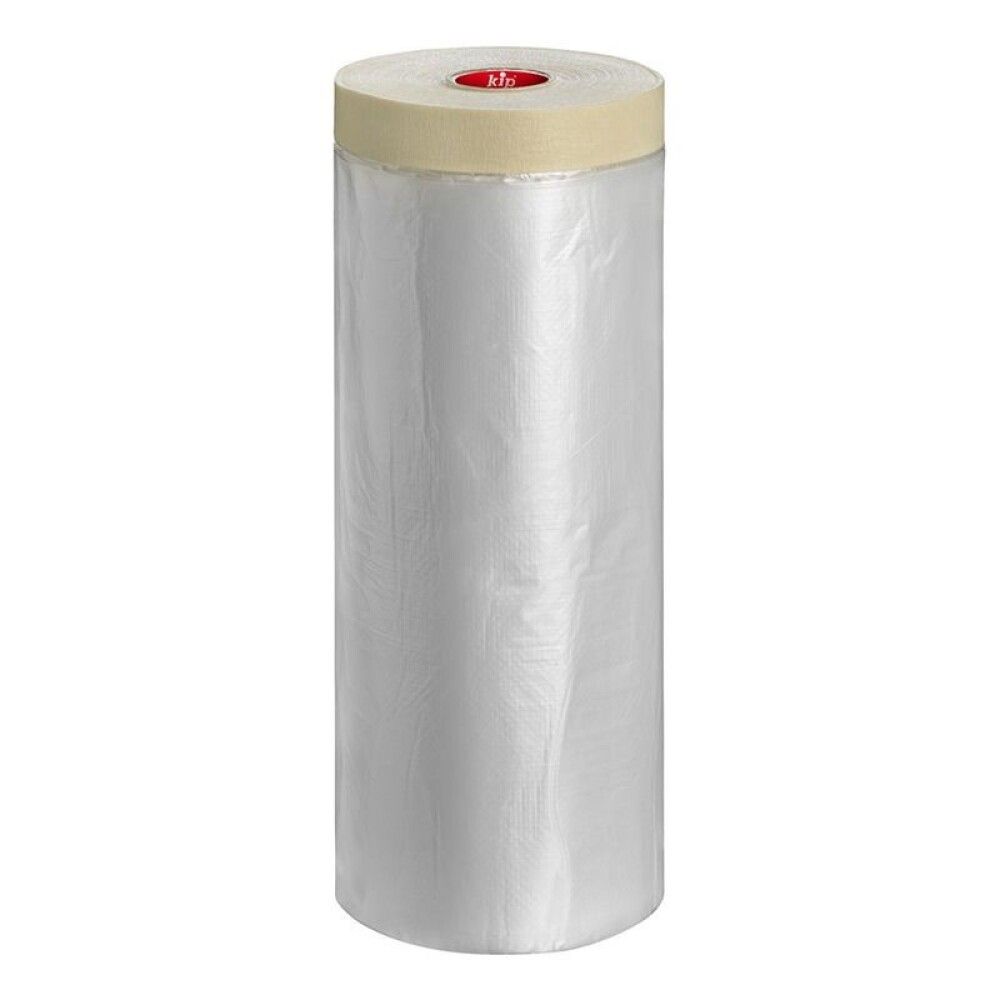 Plastfilma með málningarlímbandi 140cm x 33m Kip