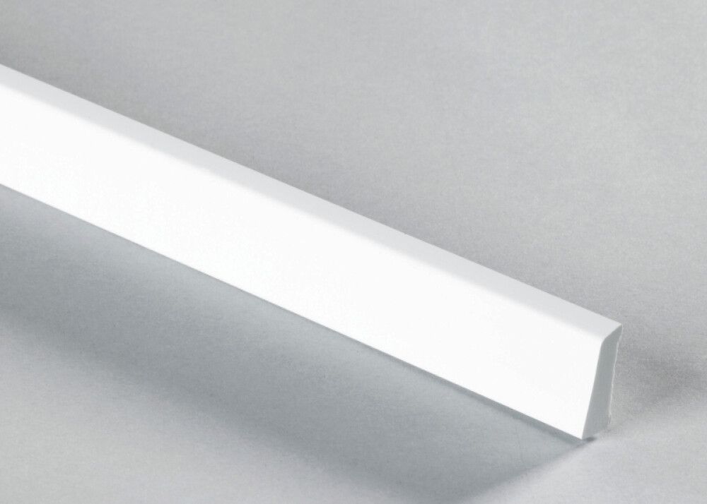 Gólflisti 3100x25x10 mm Primo hvítur