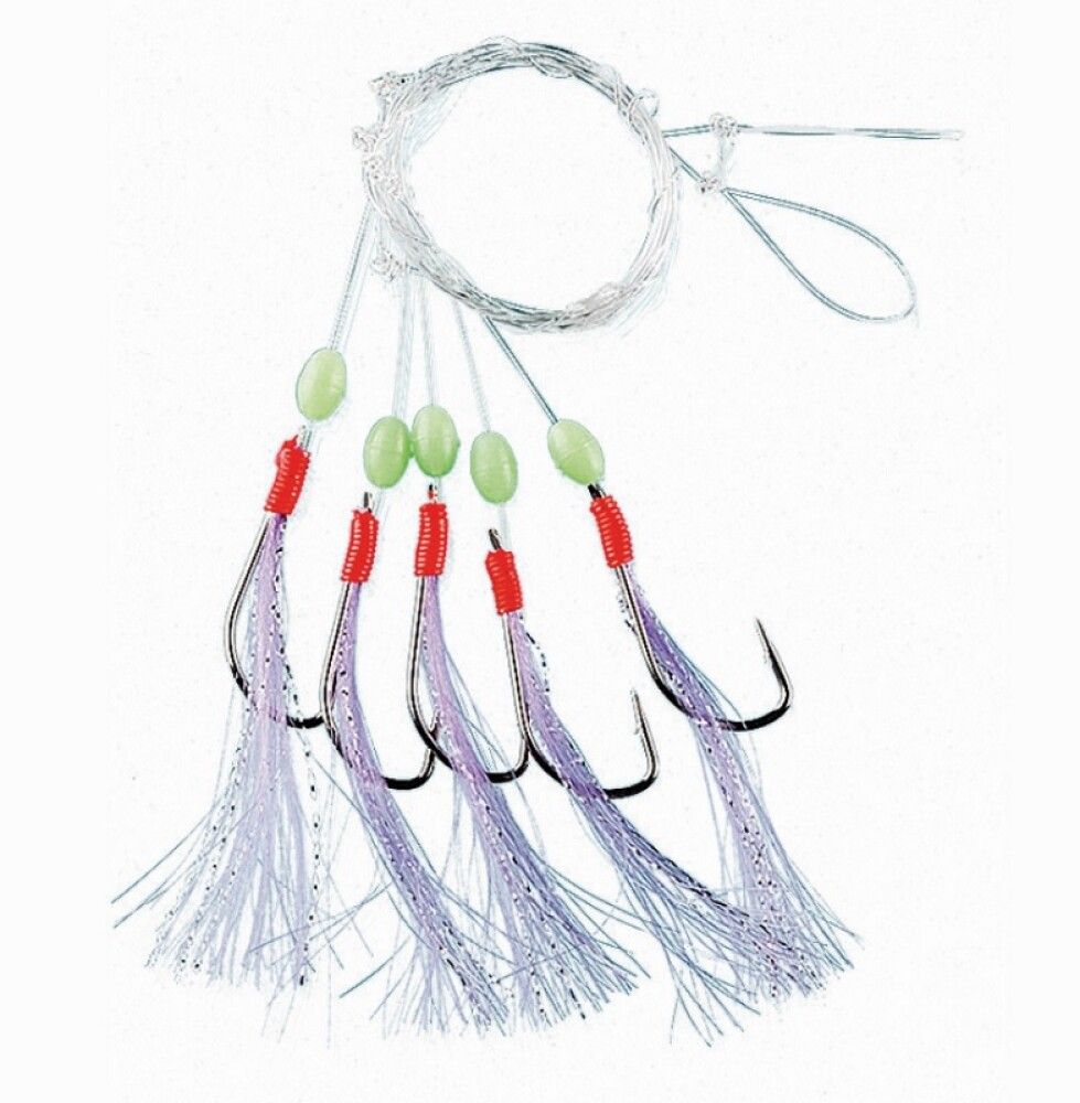 Slóði Fladen Fishing 5/0 3stk hvítur