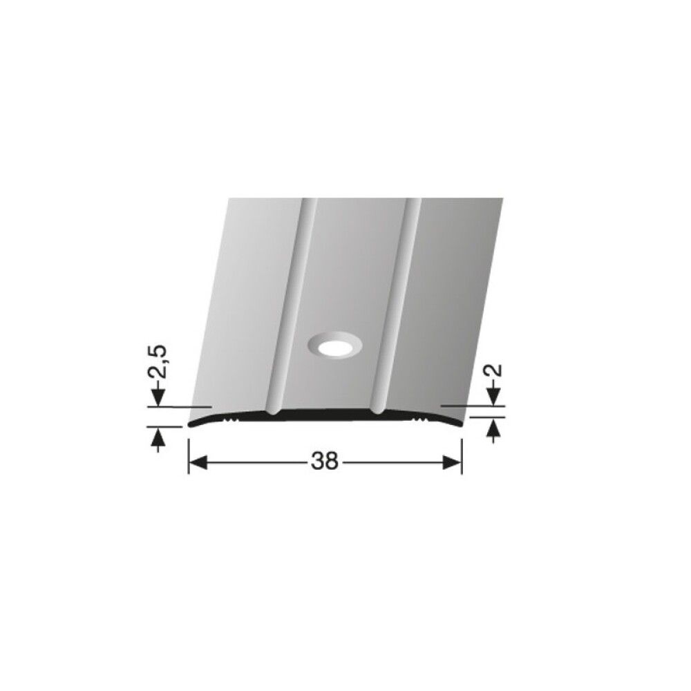 Frágangslisti samskeyta 100x3,8cm Logoclic sand