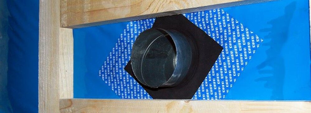 Rörakragi 345x345 universal fyrir rakaplast Dafa