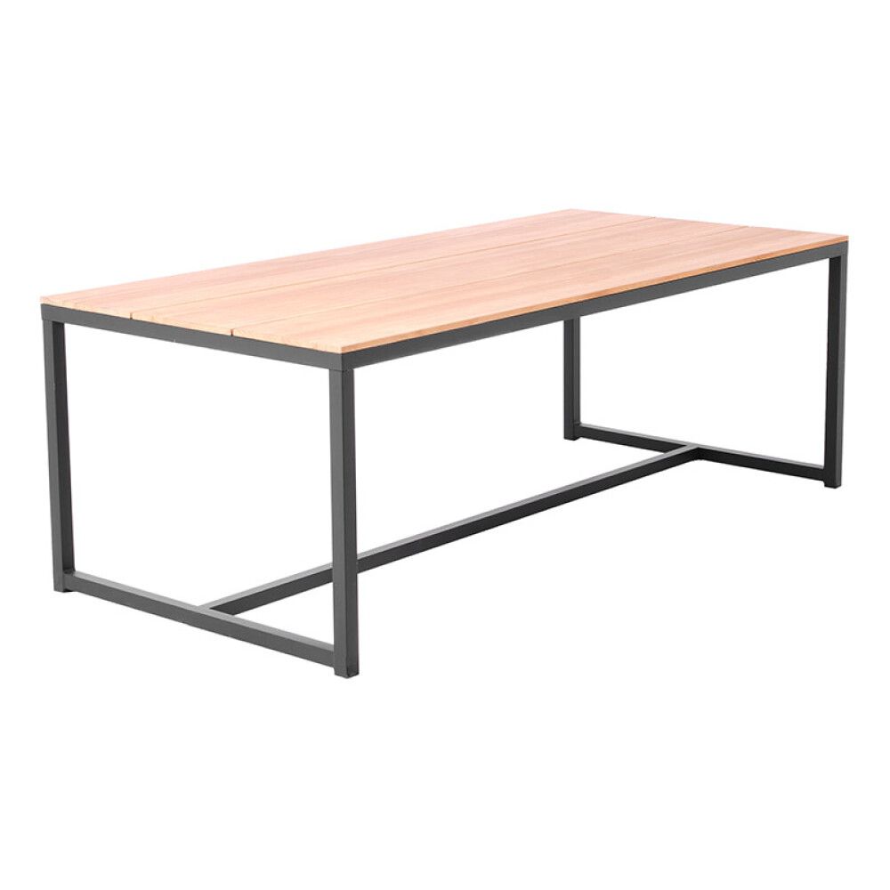 Garðborð 200x100cm Sunfun Eksjö svart