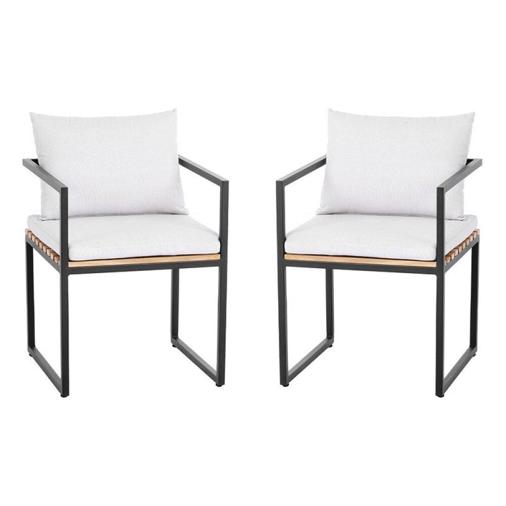 Garðstóll 2 stk Sensum Eksjö svartur