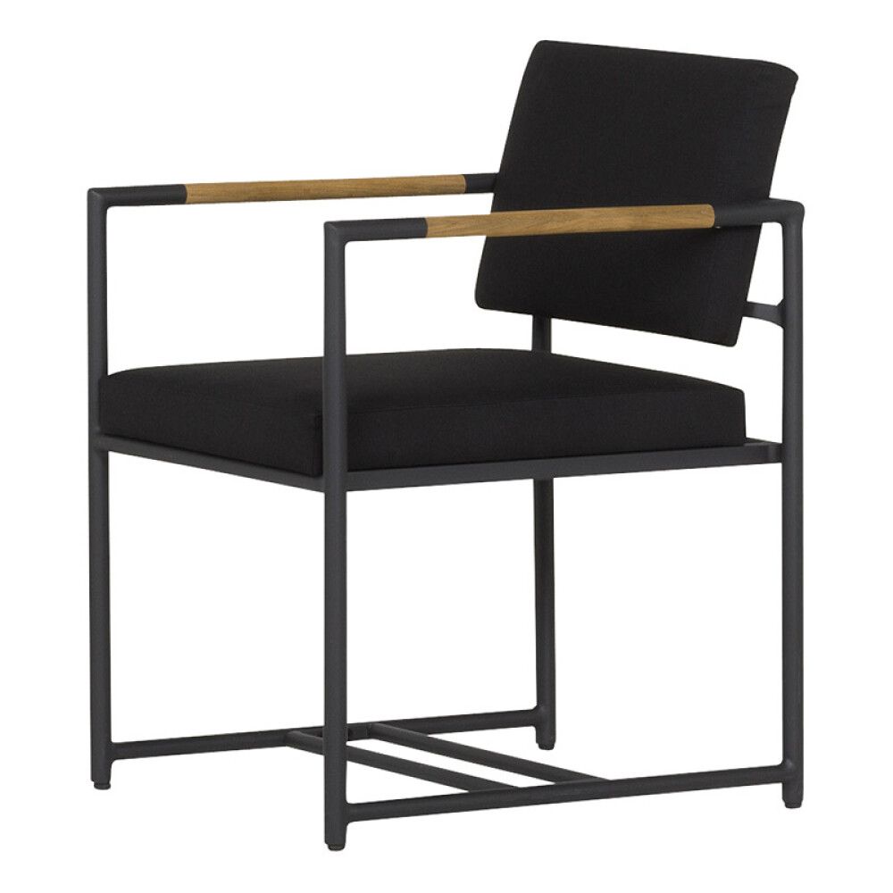 Garðstóll 2 stk Sensum Arendal svartur