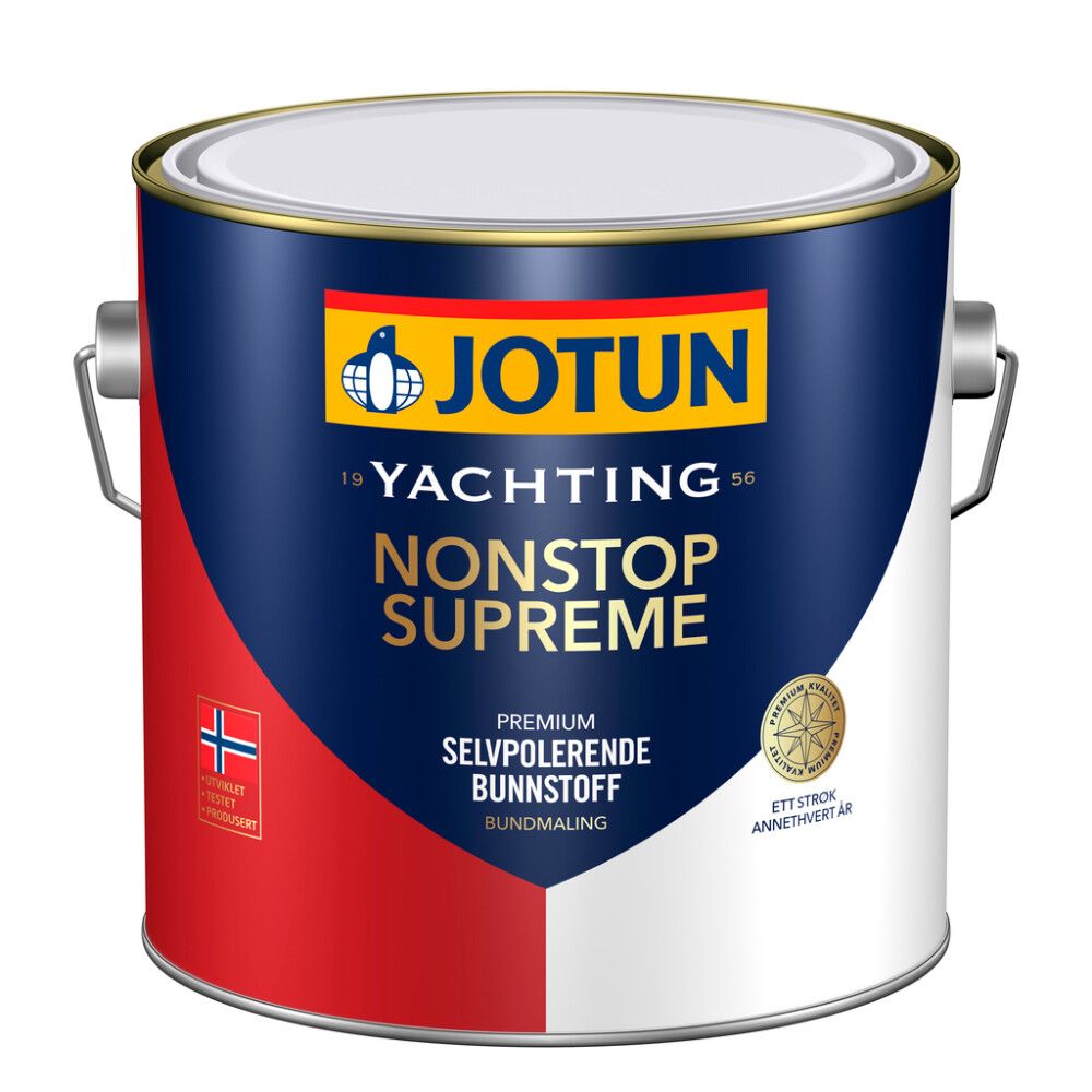 Bátamálning Nonstop Supreme mygluvarin grá 2,5L Jotun