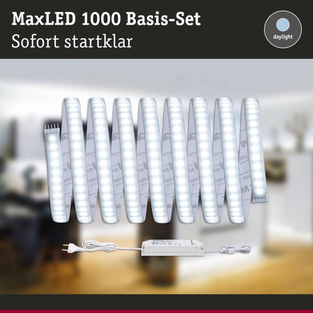 Ljósborðasett 34W Maxled 3m Paulmann 6500K