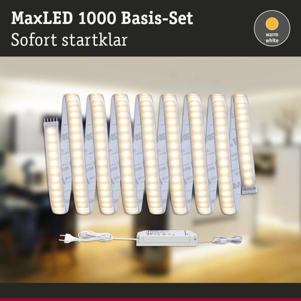 Ledborðasett 40W 3m Maxled 1000 2700K
