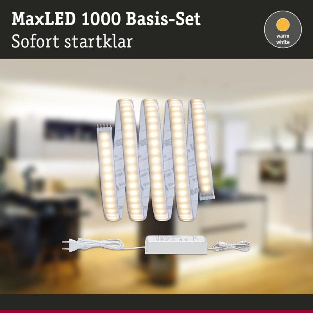 Ledborðasett 20W 1,5m Maxled 1000 2700K