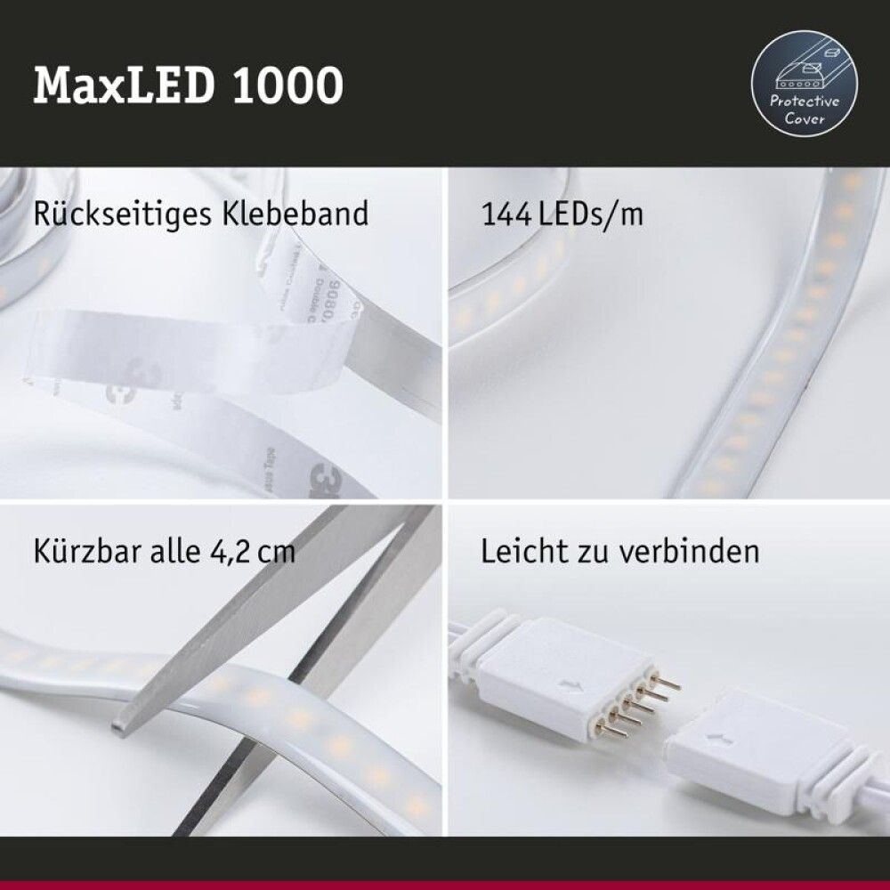 Ledborðasett 20W 1,5m Maxled 1000 2700K