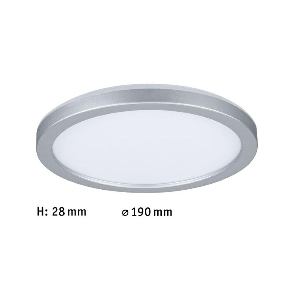 Kúpull LED 11,2W Atria Ø19cm 3000K króm