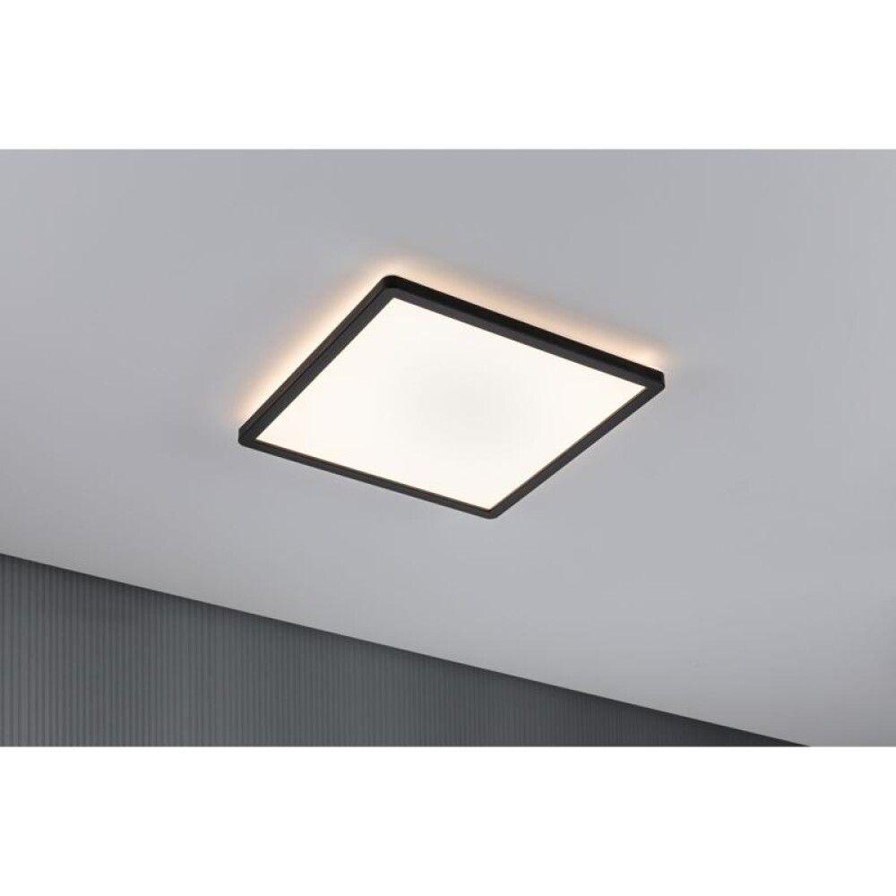 Kúpull LED 16W Atria 29,3x29,3cm 3000K svartur