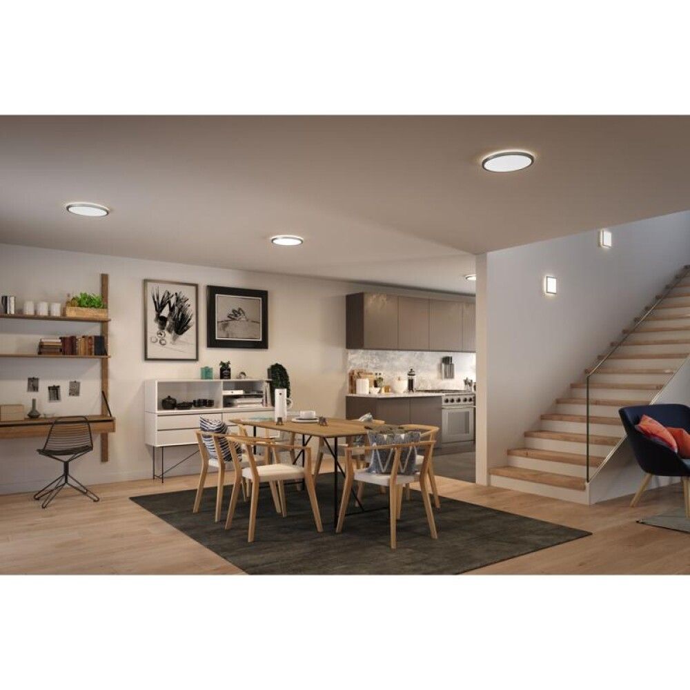 Kúpull LED 11,2W Atria Ø19cm 4000K króm