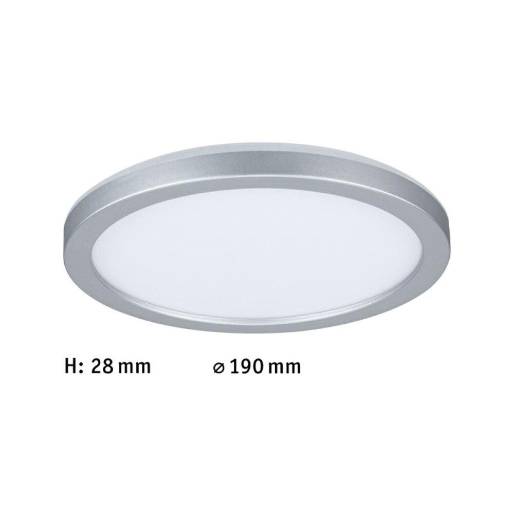 Kúpull LED 11,2W Atria Ø19cm 4000K króm