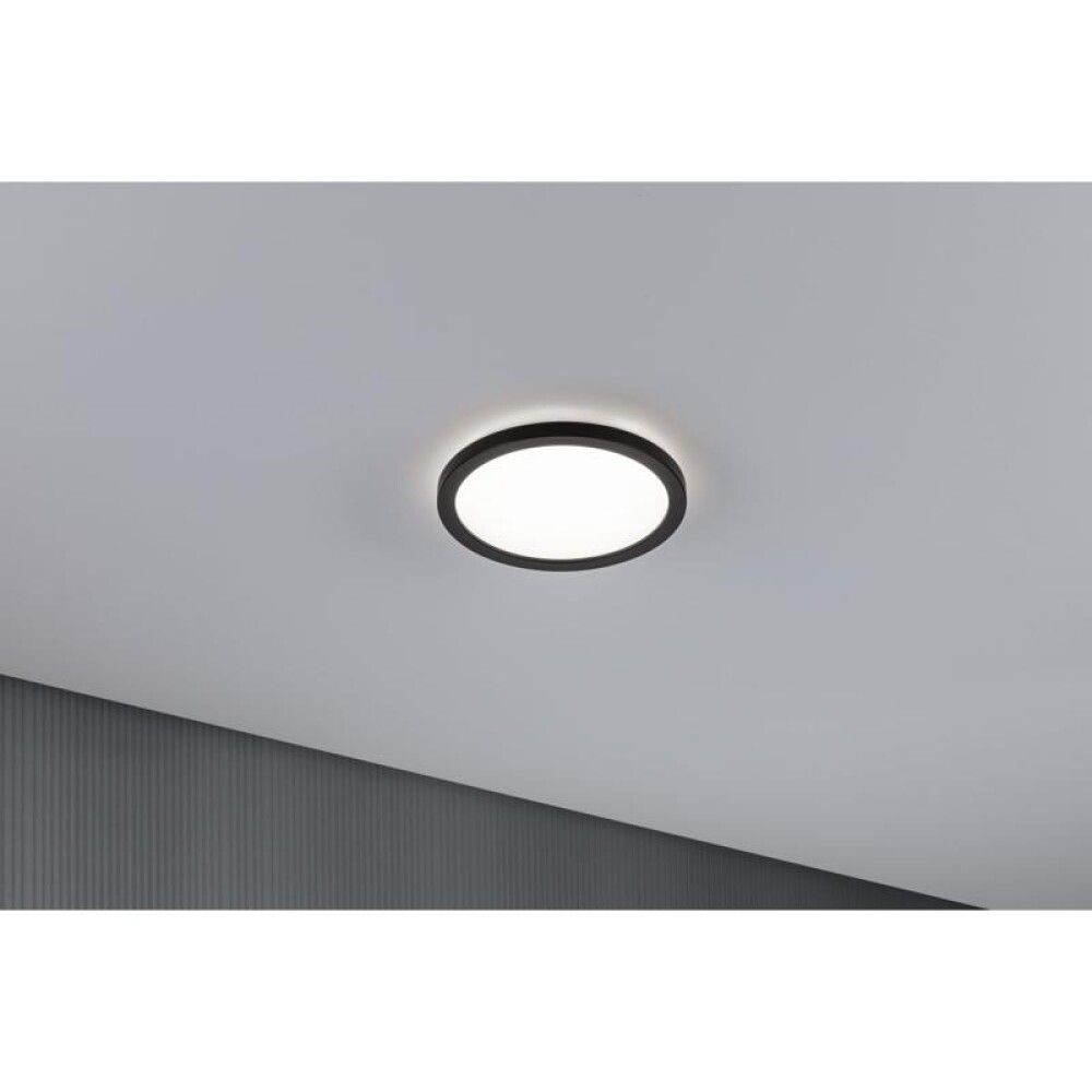Kúpull LED 11,2W Atria Ø19cm 4000K svartur