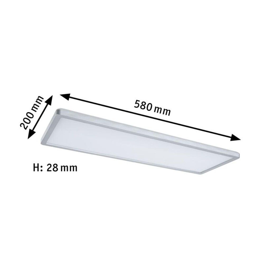 Loftljós LED 20W Atria 58x20cm RGBW