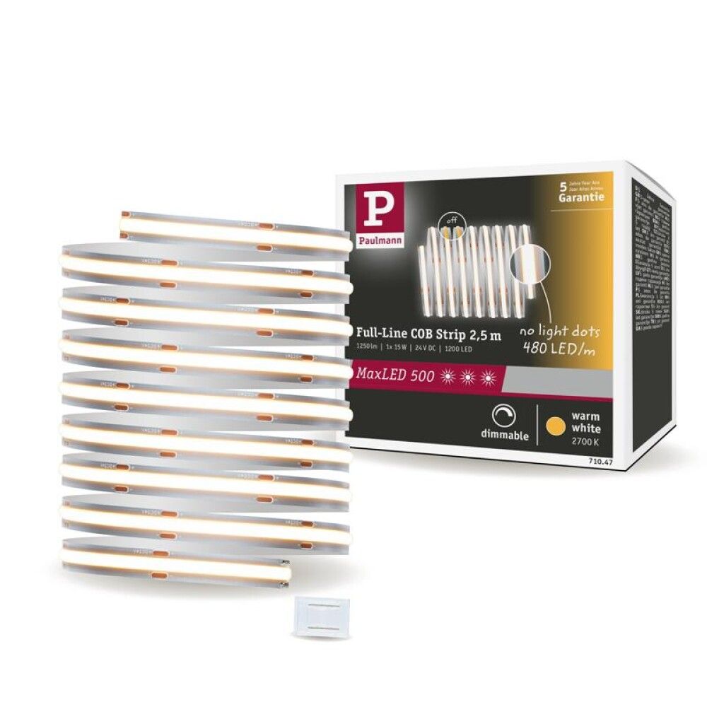 Ljósborði framlenging 2,5m 15W dimmanlegur Maxled 500