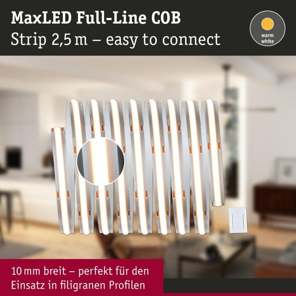 Ljósborði framlenging 2,5m 15W dimmanlegur Maxled 500