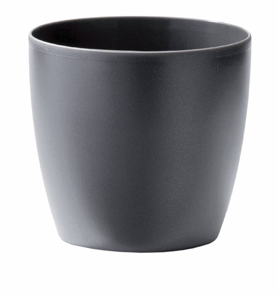 Blómapottur Brussels Round Ø20cm dökkgrár
