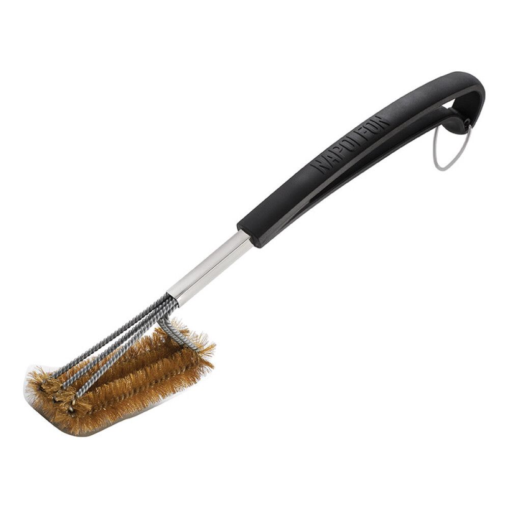 Grillbursti tvöfaldur Napoleon messing