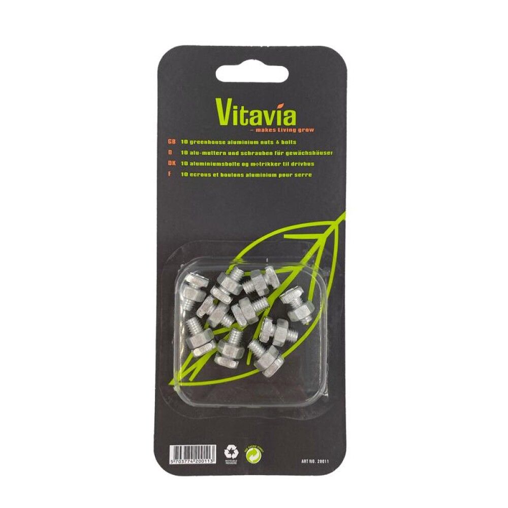 Boltar og rær 10stk Vitavia
