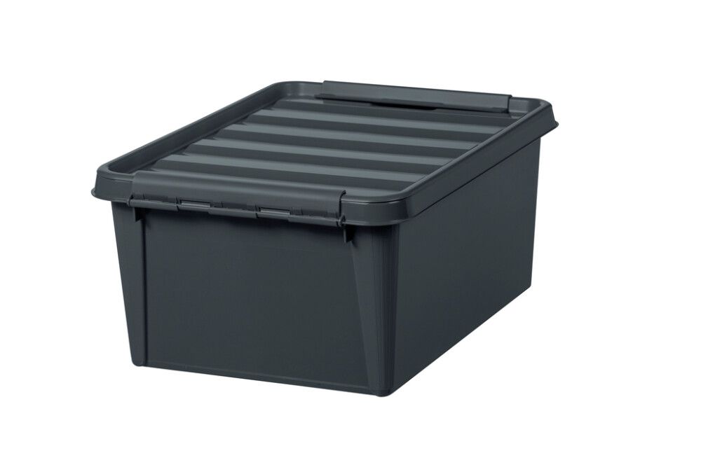 Plastkassi með loki 14L SmartStore Pro 15 grár