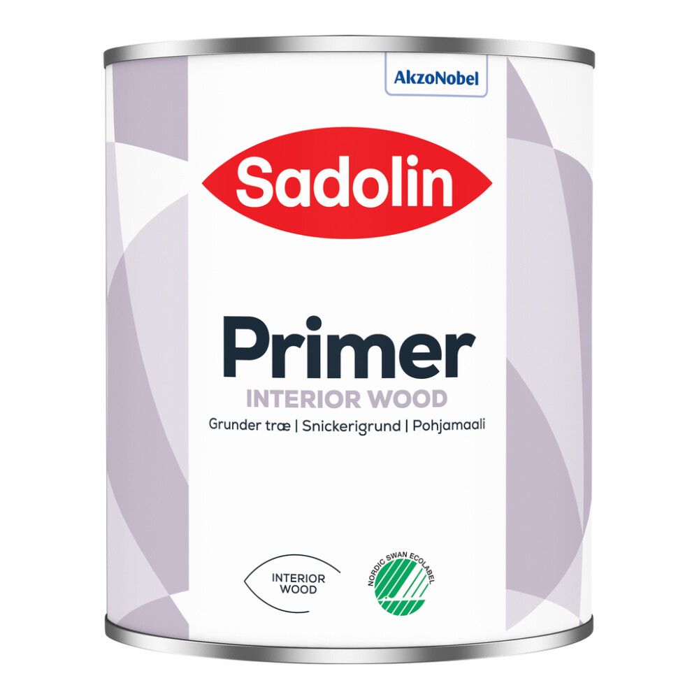 Heftigrunnur fyrir tré inni 5L Sadolin