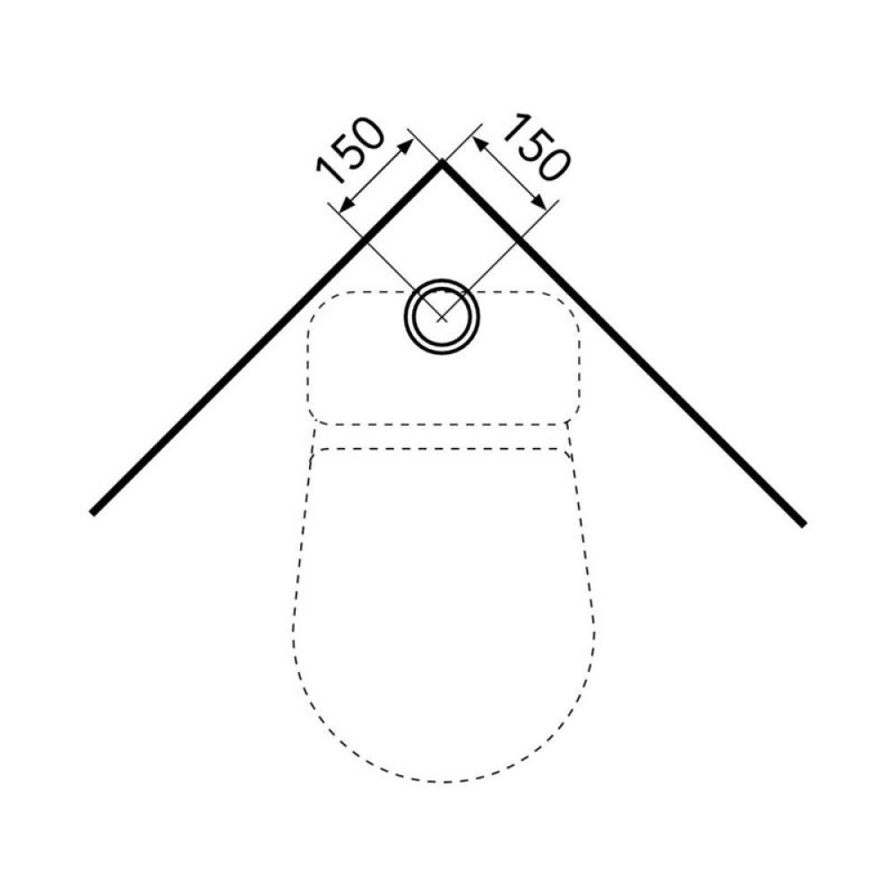 Salerni S-lás án skolbrúnar Gustavsberg Nautic 1500 án setu