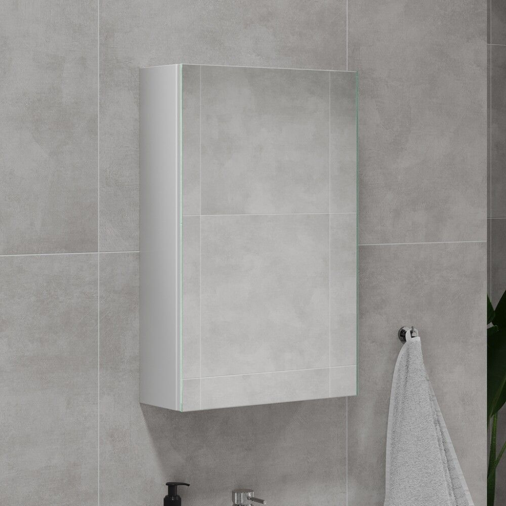 Spegilskápur 42cm Bath Deluxe Camden Hvítur