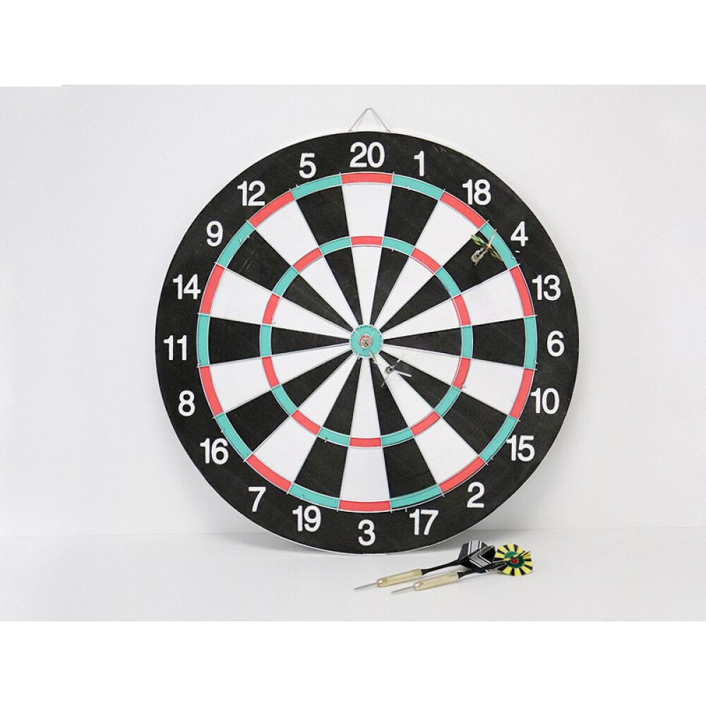 Píluspjald og 6 pílur