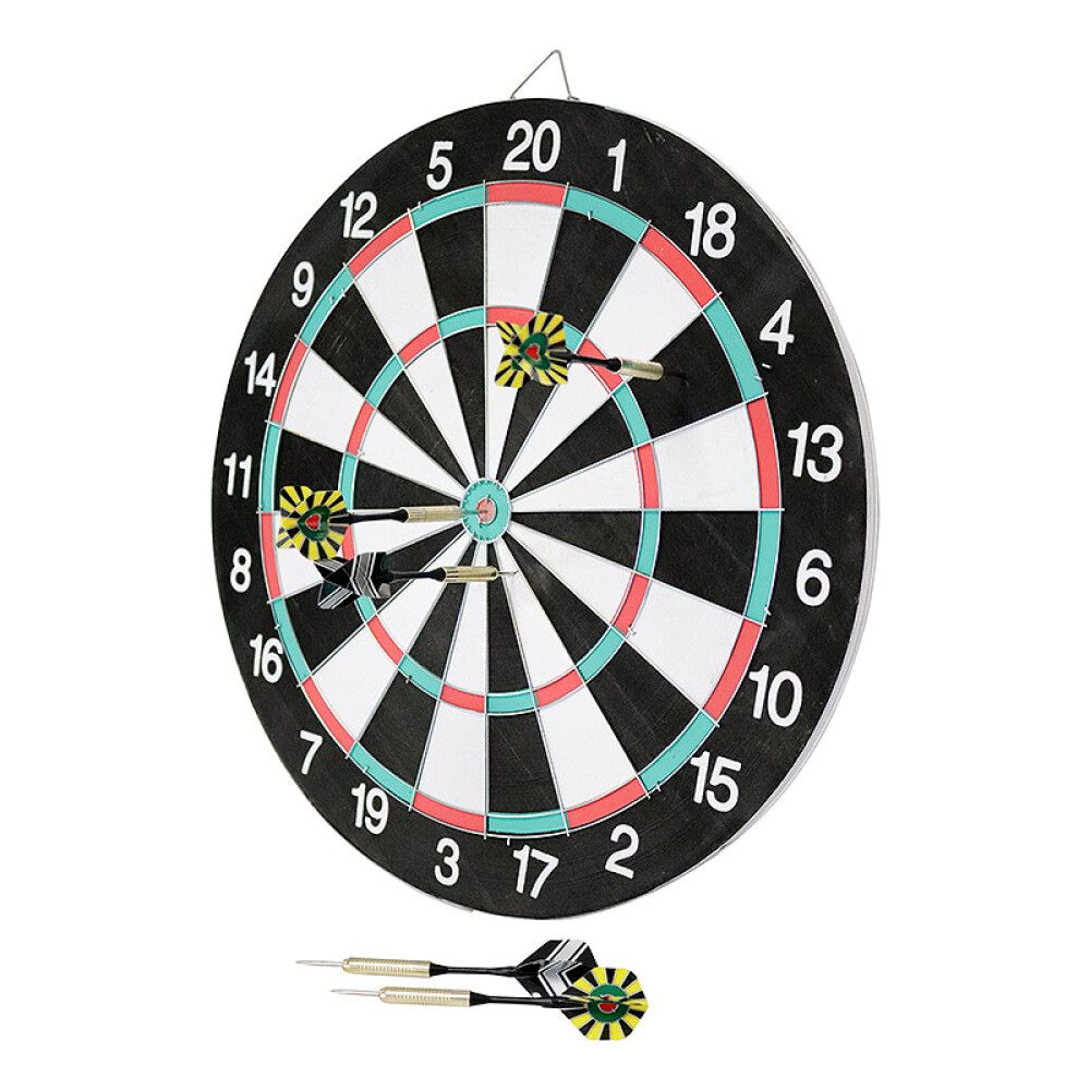 Píluspjald og 6 pílur