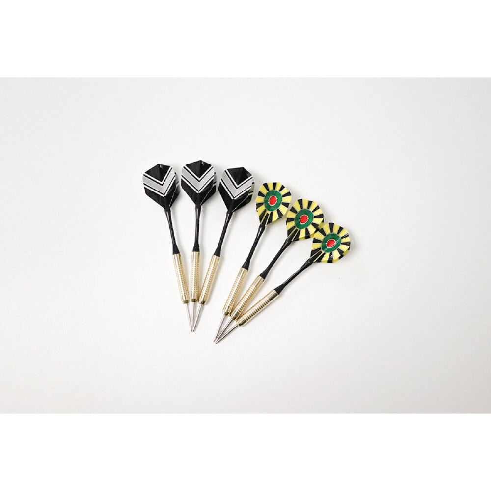 Píluspjald og 6 pílur