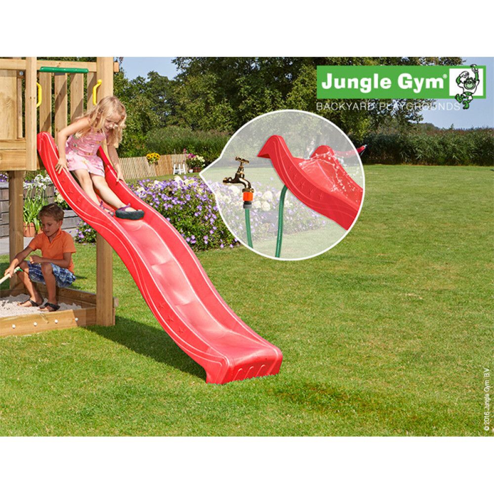 Rennibraut 220 cm Jungle gym rautt