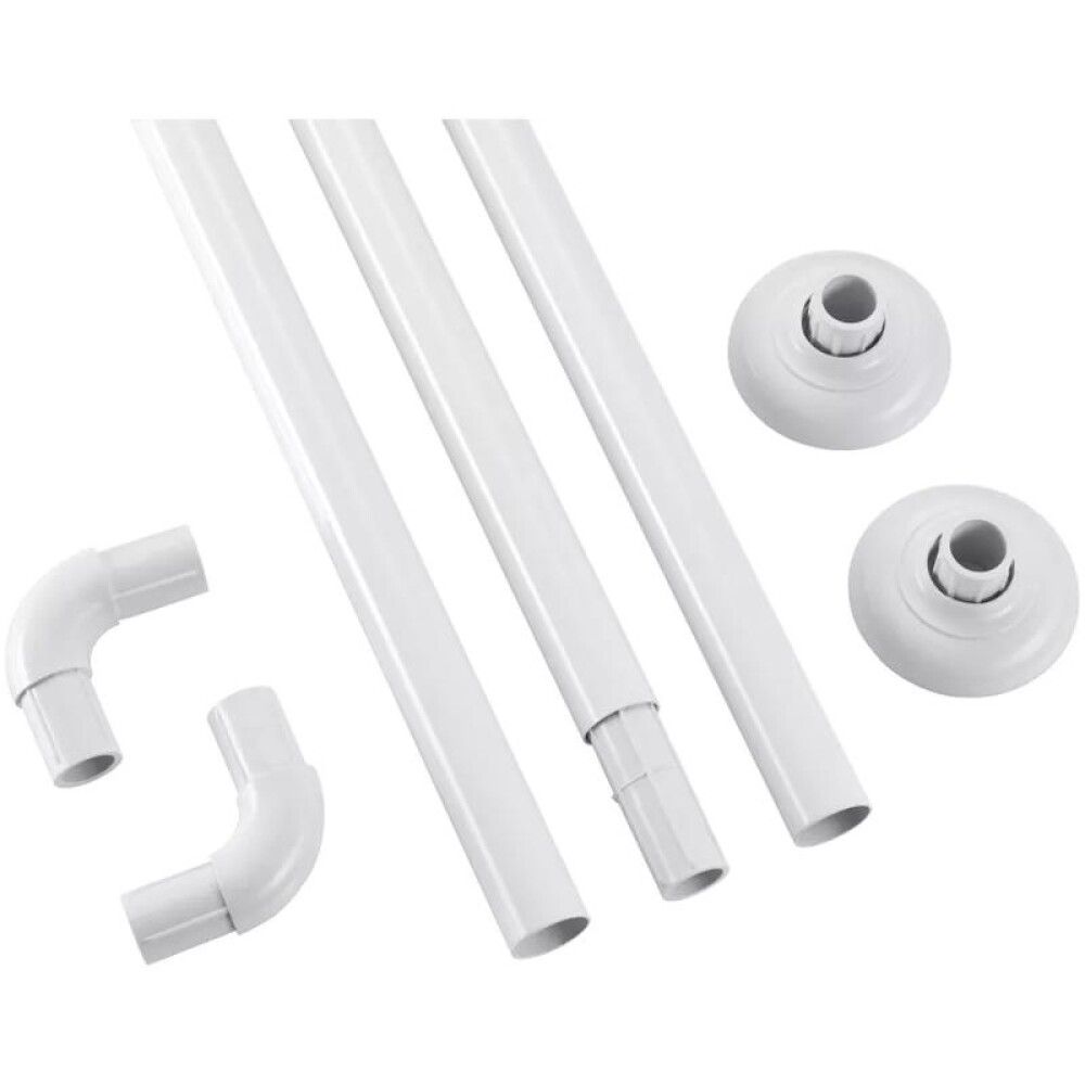 Sturtustöng 90x80x90cm Diaqua hvít