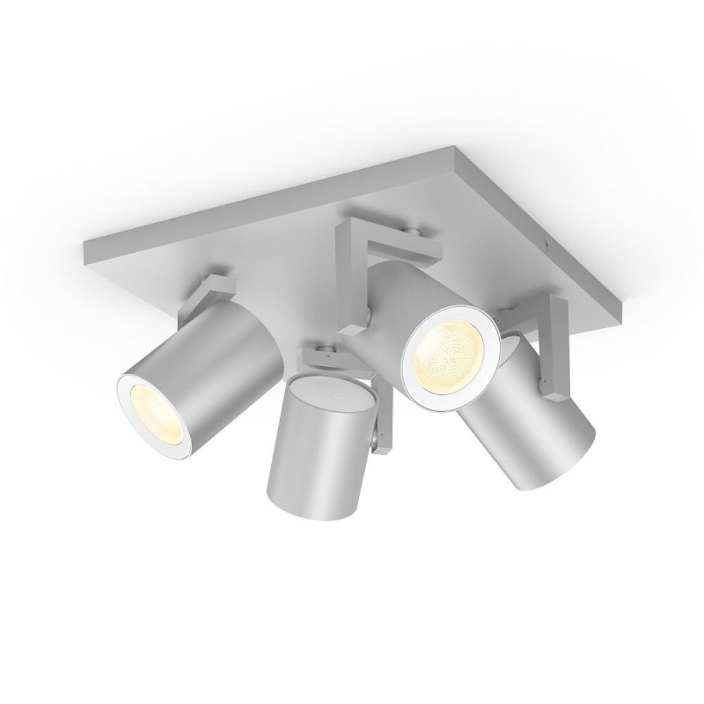 Kastarar 3xGU10 Argenta Philips Hue 24x24 cm ál