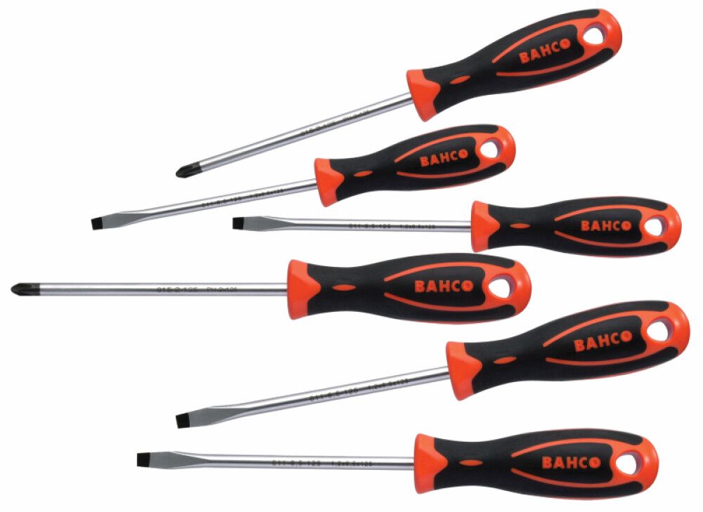 Skrúfjárnasett 6 stk Bahco 806-6