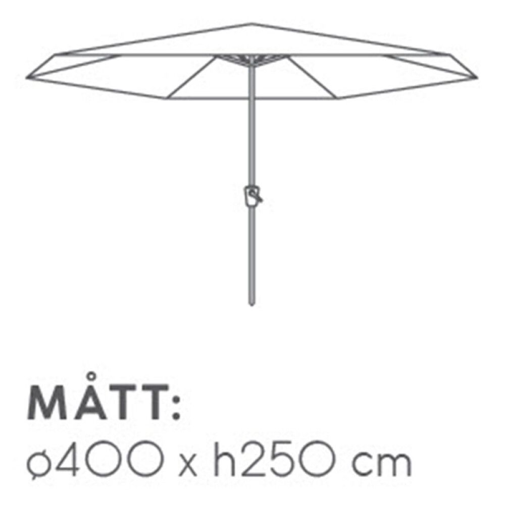 Sólhlíf Ø400 cm Sunfun Trentino II ljósbrún