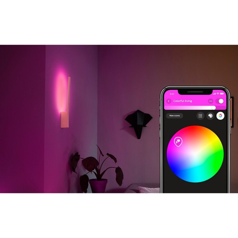 Veggljós LED Liane 12W Philips Hue WCA hvítt 56cm