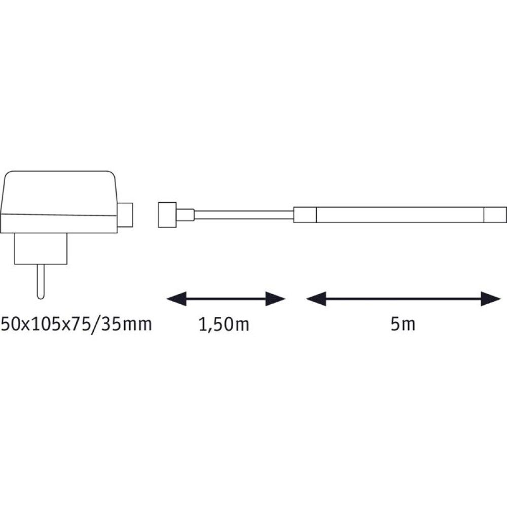 Ljósborði 5m 20W Paulmann Simpled IP65