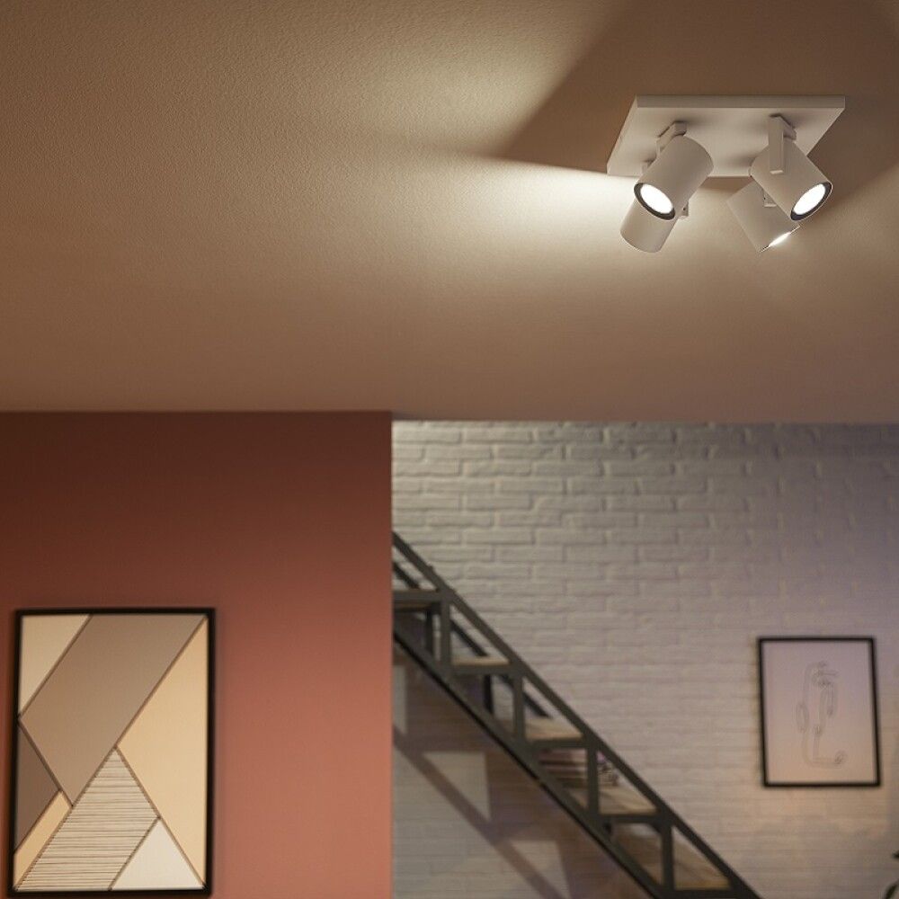 Kastarar 4xGU10 Argenta Philips Hue